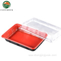 PP Plastic Fast Food Lunch Catering Disposable Plates